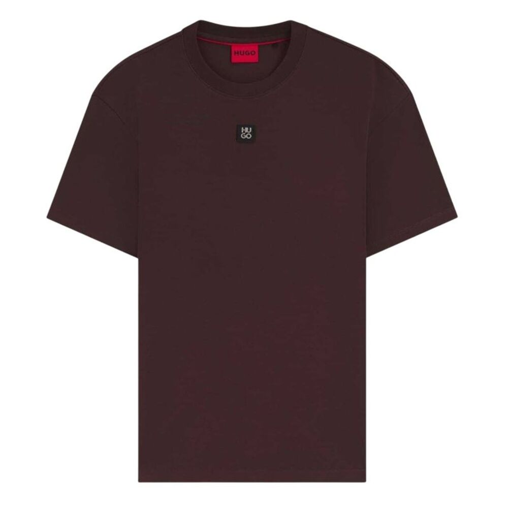 Hugo Mens Dalile Stacked T-Shirt / Dark Brown